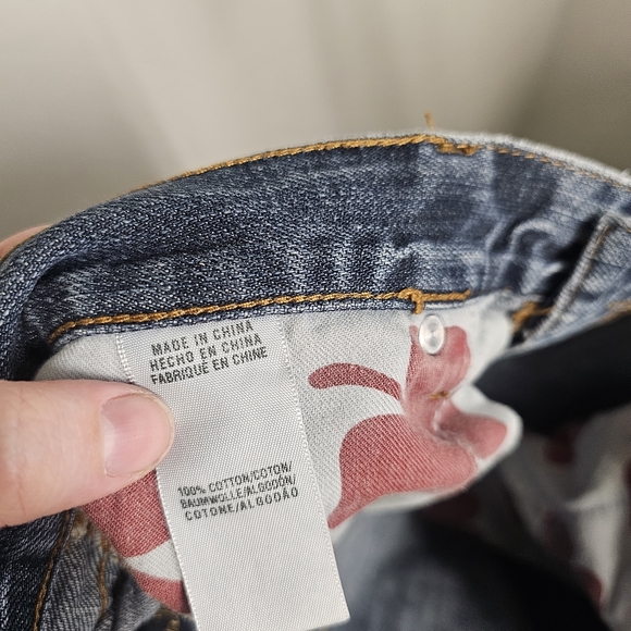 Men's Lucky brand 36 short inseam wide leg jeans - Picture 6 of 8